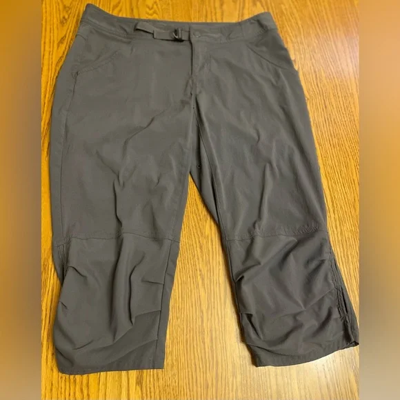 prAna Women's Jasmine Knicker, Belted Adjustable Waist
Gray, Size 10 - Picture 5 of 15